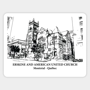 Erskine and American United Church - Montréal QC Magnet